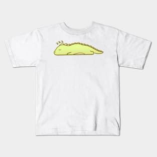 Sleepy Dinosaur Kids T-Shirt